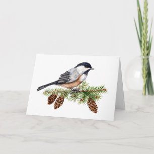 Winter Chickadee Karte
