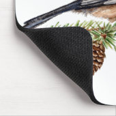 Winter Chickadee Mousepad (Ecke)