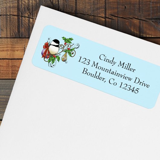 Winter Chickadee Weihnachten