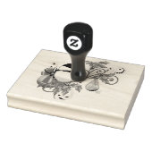 Winter Chickadee Weihnachten Gummistempel (Stempel)