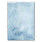 Winter Chinoiserie Bow Brautparty Tischnummer (Rückseite)