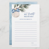 Winter Chinoiserie Bow mein Lieblingsgedächtnis (Vorne/Hinten)