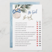 Winter Chinoiserie Bow sagte er sagte, sie sagte S (Vorne/Hinten)