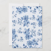 Winter Chinoiserie Merry Little Baby Dusche Einladung (Rückseite)