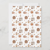 Winter Christmas Baby Showcard Tischnummer (Rückseite)