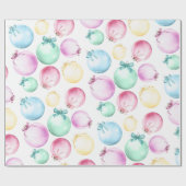 Winter Christmas Baby Shower Geschenkpapier (Flach)