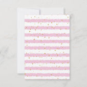 Winter Christmas Ballerinas Girl Dankeskarte (Rückseite)