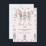 Winter Christmas Ballerinas Girl Dankeskarte<br><div class="desc">nutcracker Thema Winter Weihnachten Geburtstag danke Ihnen Karte. Bitte beachten Sie,  dass es sehr einfach ist,  mit der Personalisierungsfunktion alle persönlichen Daten zu bearbeiten. Sie können die Hintergrundfarbe oder den Text ändern. Für die passenden Artikel,  senden Sie uns bitte eine Nachricht über Zazzle.</div>