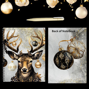 Winter Christmas Deer - SpiralNotebook Notizblock