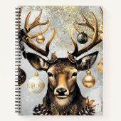 Winter Christmas Deer - SpiralNotebook Notizblock (Vorderseite)