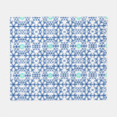 WINTER Christmas Fleece Blanket (Vorderseite (Horizontal))