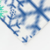 WINTER Christmas Fleece Blanket (Ecke)