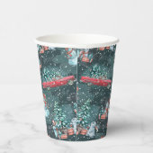 Winter Christmas gemütlich Pappbecher (Rechts)