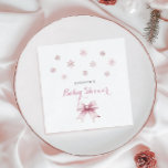 Winter Christmas Girl Baby Dusche Serviette<br><div class="desc">Feiern Sie die Ankunft Ihres kleinen Mädchens mit dieser charmanten Babydusche Napkins zu Winterpreisen. Dieses elegante Design mit einem aquamarinen Weihnachtsbaum und einem zarten,  rosafarbenen Bogen,  umgeben von pastellfarbenen Schneeflocken,  verbindet festlichen Charme mit einer weichen,  coquette Touch. Ideal für einen unvergesslichen Winter Babydusche mit einem skurrilen,  aber raffinierten Gefühl.</div>