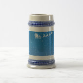 Winter Christmas Gray/Blue 18 oz Stein Bierglas (Mittel)