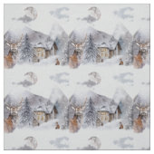 Winter Christmas Highlands Fabric Stoff (Muster)