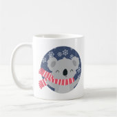 Winter Christmas Koala Bear Tasse (Links)