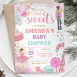 Winter Christmas Nutcracker Snowflakes Baby Dusche Einladung<br><div class="desc">Winter Nutcracker Snowflakes Baby Shower Weihnachtsfeiertag Einladung perfekt für Ihre Winter Baby Dusche Einladungen</div>