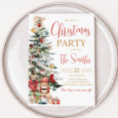 Winter Christmas Nutcracker Tree Weihnachtsfest Pa Einladung