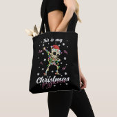Winter Christmas Pajama Skeleton Tasche (Von Nahem)