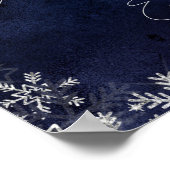 Winter Christmas These Kids Rehearsal Dinner Poster (Ecke)