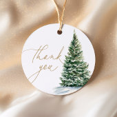 Winter Christmas Tree Baby Dusche Geschenkanhänger