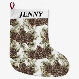 WINTER CHRISTMAS VIBES Strumpf Großer Weihnachtsstrumpf