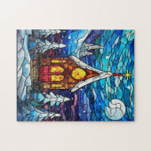 Winter Church Puzzle (Horizontal)