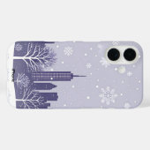 Winter City Snowflake iPhone 16 Fall Case-Mate iPhone Hülle (Rückseite (Horizontal))