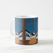 Winter Classic Mug Customizable - Snow Globe Kaffeetasse (Vorderseite Links)