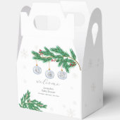 Winter Clothesline Ornaments Baby Shower Welcome Geschenkschachtel (Offen)