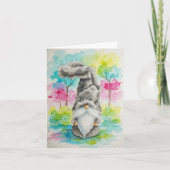 Winter Coat Dankeskarte (Vorderseite)