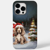 Winter Cocker Spanisch Caravan Weihnachtsabenteuer Case-Mate iPhone Hülle (Rückseite)