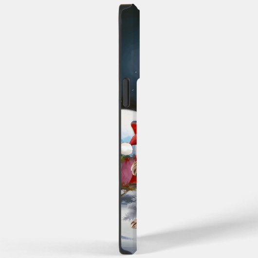 Winter Cocker Spanisch Caravan Weihnachtsabenteuer Case-Mate iPhone Hülle (Rückseite / Rechts)