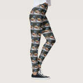 Winter Cocker Spanisch Caravan Weihnachtsabenteuer Leggings (Rechts)