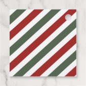 Winter Cocoa Birthday Favor Tag Geschenkanhänger (Rückseite)