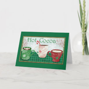 Winter-Cocoa Feiertagskarte