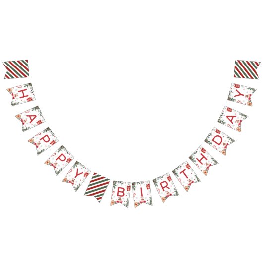 Winter-Cocoa-Geburtstagsbanner Wimpelkette (Alle)