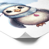 Winter Cold Outdoor Baby Dusche Begrüßungszeichen Poster (Ecke)