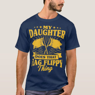 Winter Color Guard Mama Vater Meine Tochter macht T-Shirt
