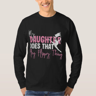 Winter Color Guard Mama Vater Meine Tochter macht  T-Shirt