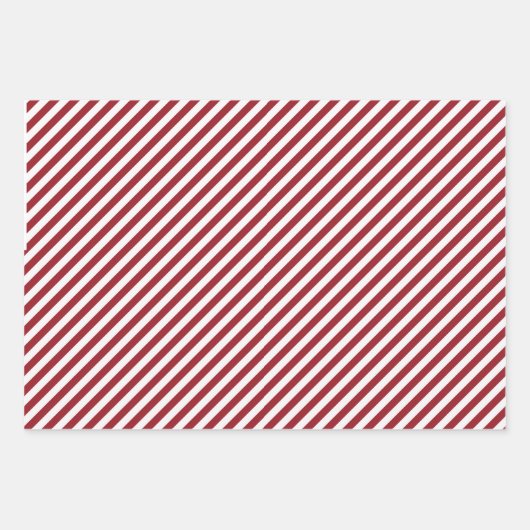 Winter Colour Wrapping Paper Flat Sheet Set 4 Geschenkpapier Set (Vorderseite)