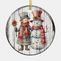 Winter Companies - Charming Snowman and Boy