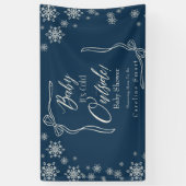 Winter Coquette Blue Baby ist kalt Banner (Vertikal)