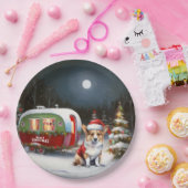 Winter Corgi Caravan Weihnachtsabenteuer Pappteller (Party)