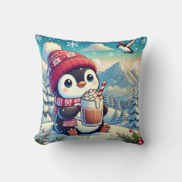 Winter Cosy Penguin Kissen