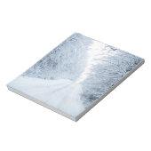 Winter Country Road Szene Notizblock (Rotiert)