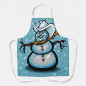 Winter Cowboy Schürze (Vorderseite)