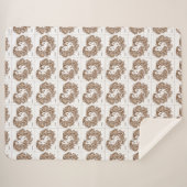 Winter Cozy Sherpa Blanket Sherpadecke (Vorderseite (Horizontal))