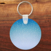 Winter Cozy Snowman Schlüsselanhänger (Rückseite)